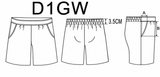 D1GW-Grey Girls Short