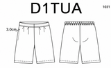 D1TUA-Girls Grey Short