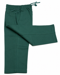 Primary School Boys Elastic Waist Trousers-Bottle Green-MABED
