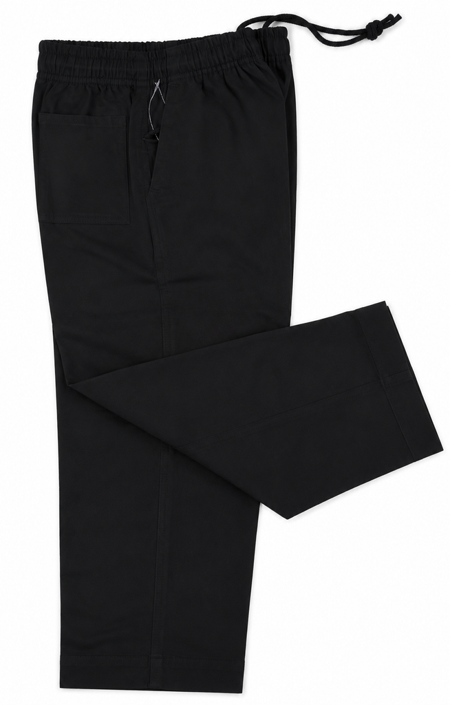 Primary School Unisex Black Elastic Waist Music Trousers- MABK
