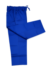 Boys Elastic Waist Trousers-Royal Blue-MARLD