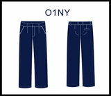 High School Boys Trousers-Navy Blue-O1NY