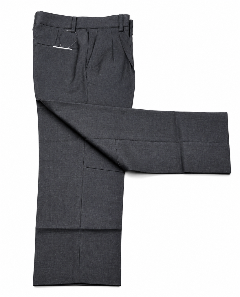 Primary School Boys Extendable Waistband Trousers-Grey-O1TEC