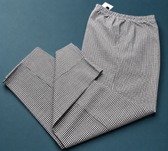 Unisex Elasticated Waist Chef Checker Pants OCHF