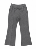 P3DGY-Girls Grey Knit Bootleg Pant