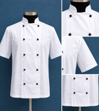 Short Sleeve Lightweight Chef uniform S1S