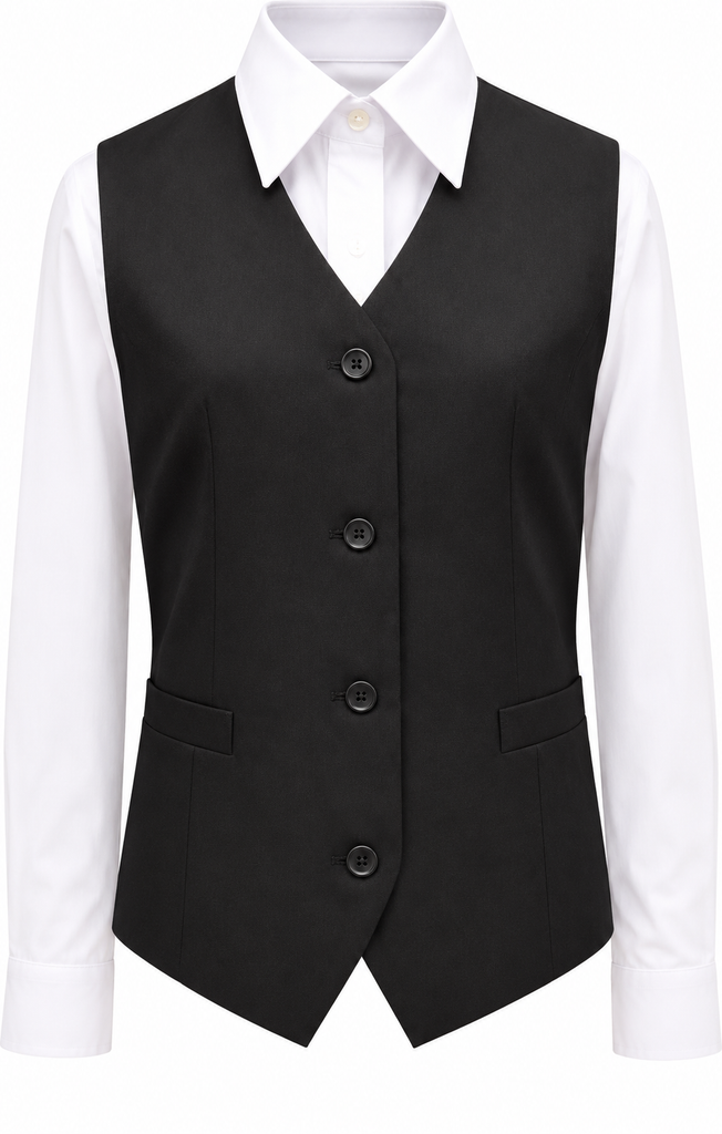 Waitress Black Vest SBKF (Vest only)