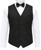 Waiter Black Vest SBKM (Vest only)