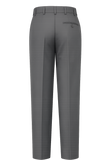 High School Boys Extendable Waistband Trousers-Grey-O1TECS