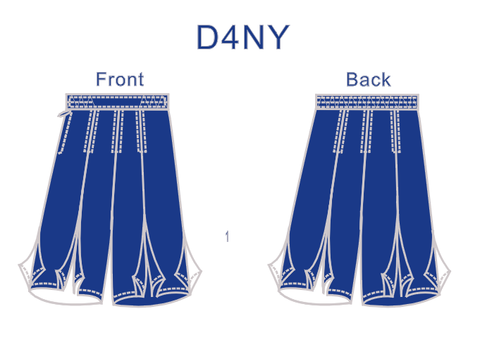 D4NY-Navy Blue Girls Culottes