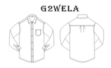L/S Shirt: White-G2WELA