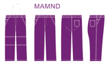 Boys Elastic Waist Trousers-Maroon, CODE: MAMND