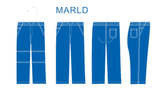 Boys Elastic Waist Trousers-Royal Blue-MARLD