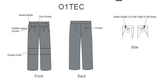 Primary School Boys Extendable Waistband Trousers-Grey-O1TEC