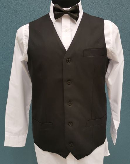 Waiter Black Vest SBKM (Vest only)