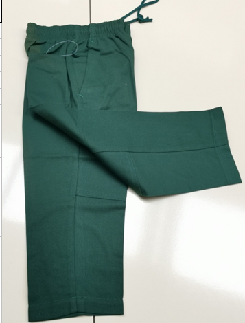 Primary School Boys Elastic Waist Trousers-Bottle Green-MABED