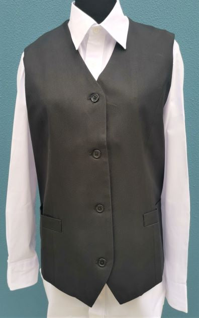 Waitress Black Vest SBKF (Vest only)
